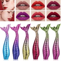 12 colors matte liquid lipstick waterproof nude lip gloss long lasting velvet red lip tint mermaid lip gloss korean cosmetics