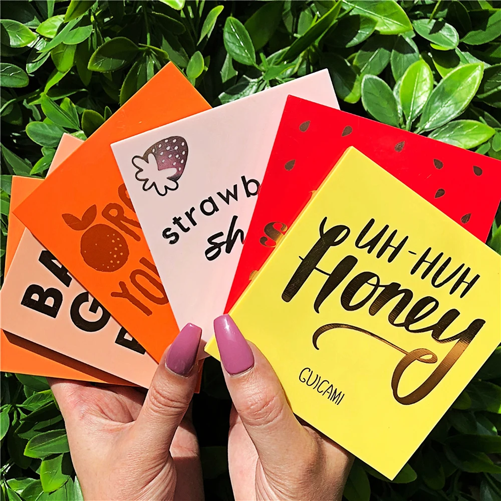 GUICAMI 9 видов цветов Фрукты Ян Ин Пан клубника кокос персик мед жемчуг матовые