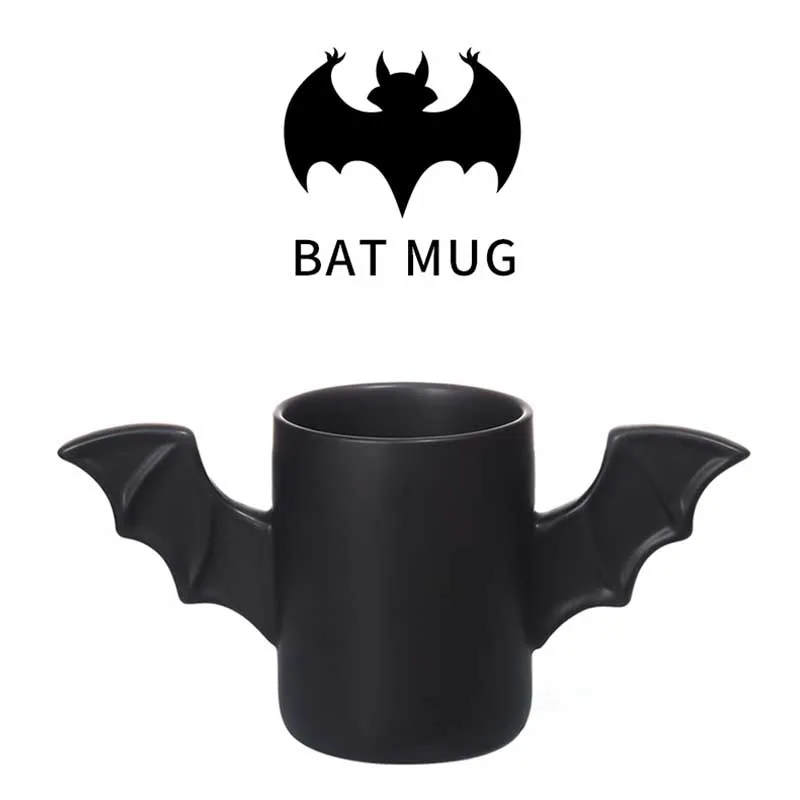 Новейшая креативная кружка с рисунком Бэтмена из керамики/фарфоровой летучей