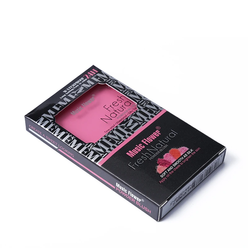 Музыка цветы макияж для лица гладкие щеки порошковая пудра румяна палитра