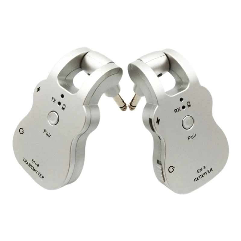 

Pickup, Small 2.4G Guitar System Pickup, Wireless with Built-in Battery for Guitar Wireless Transmitter Receiver