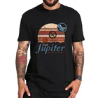 Женская футболка с надписью визит в Юпитер, винтажная дышащая футболка в стиле ретро, с изображением научной фантастики, космоса одиссеи, на лето, европейский размер, 100%