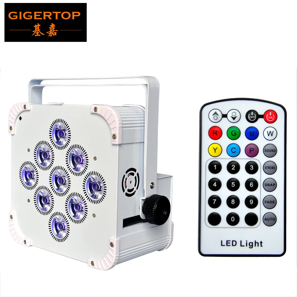 Сценическое освещение TIPTOP новинка 9x18 Вт RGBWA ультрафиолетовая батарея