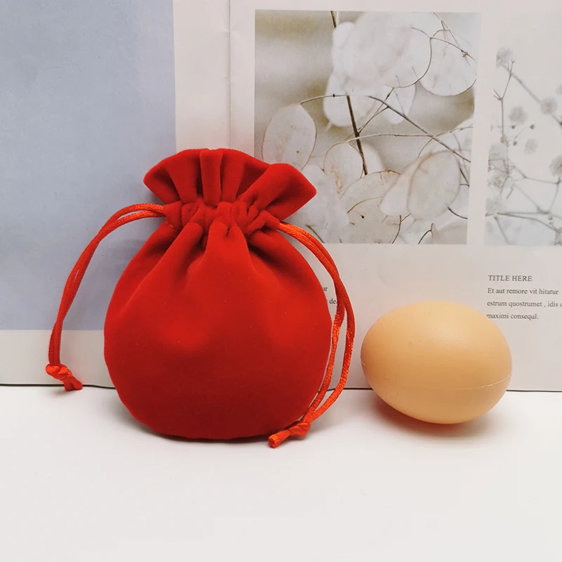 Слоновой кости Calabash упаковка Шнурок Бархатный Мешок Саше подарочный мешок ювелирные изделия свадебные конфеты вечерние Бусины Контейнер для хранения 6x13 9x11cm