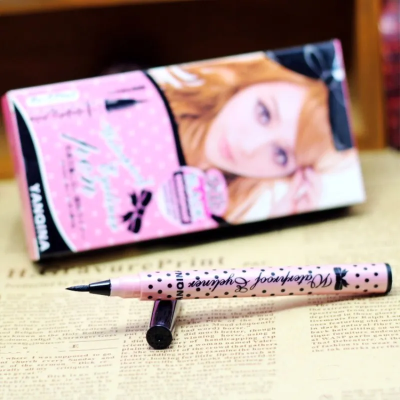 Черная Водостойкая Подводка комбинированная жидкая подводка для глаз косметика