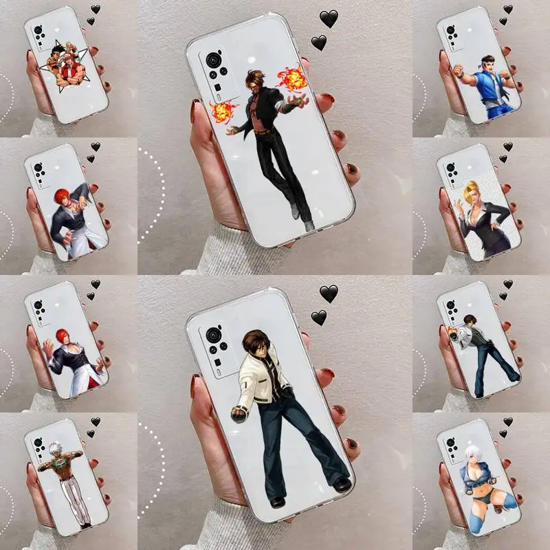 

The King Of Fighters Phone Case Transparent For VIVO S 9 7 6 IQOO NEO 7 5 3 Z3 Z1 X E pro Soft TPU Clear Mobile bags