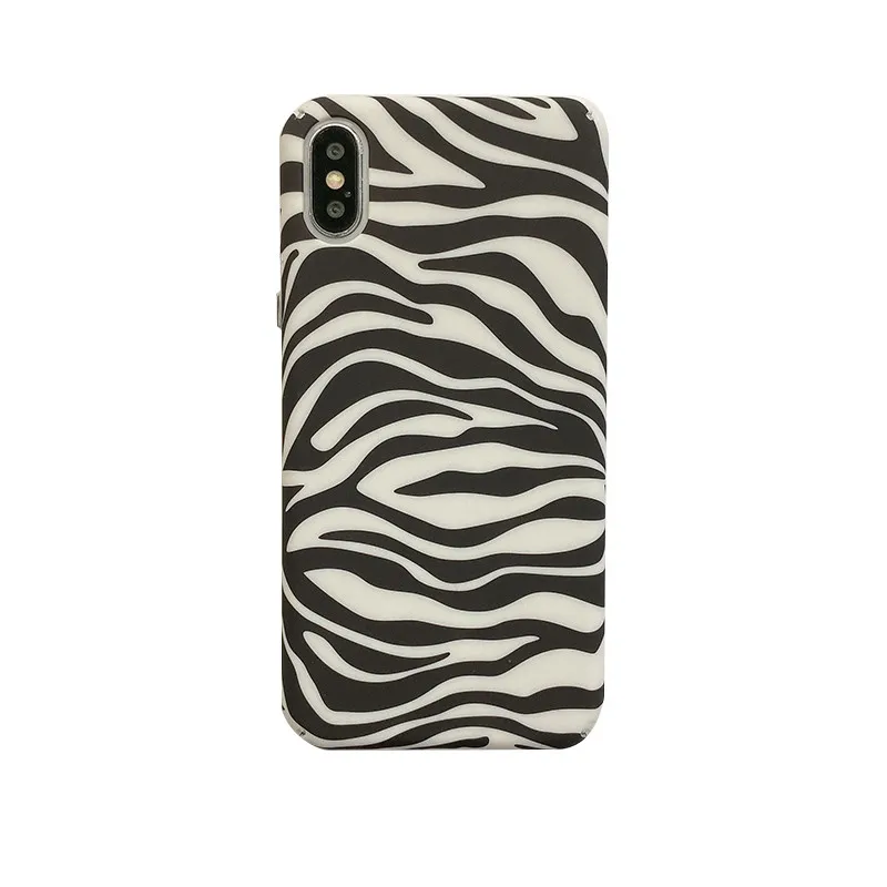 Жесткий Чехол для iPhone 7 8 plus X Xs max 11 Pro Max XR с принтом зебры | Мобильные телефоны и