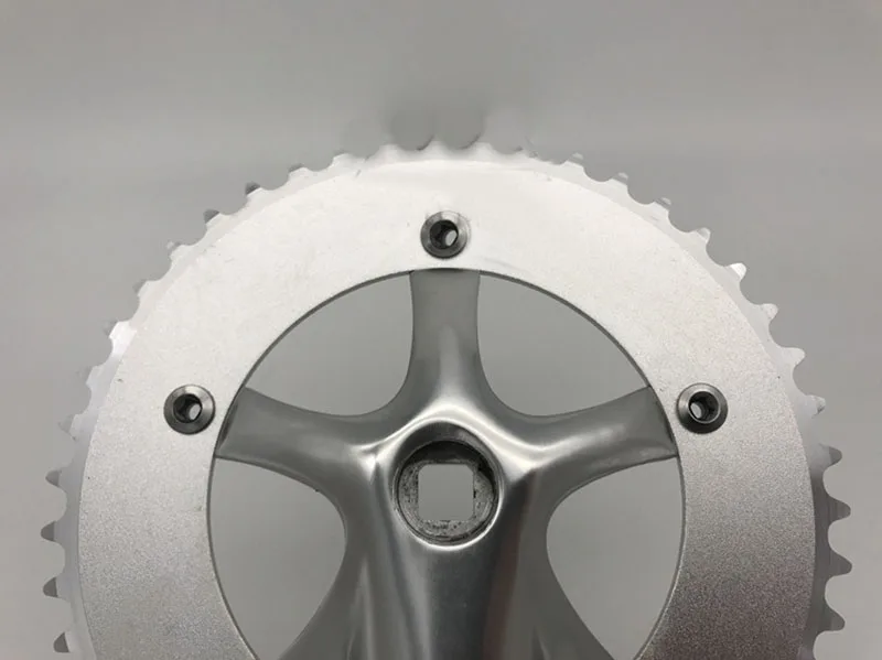 Fixie велосипед Crankset 46T BCD130 biciclet Алюминиевый одиночный скоростной трек шоссейный с
