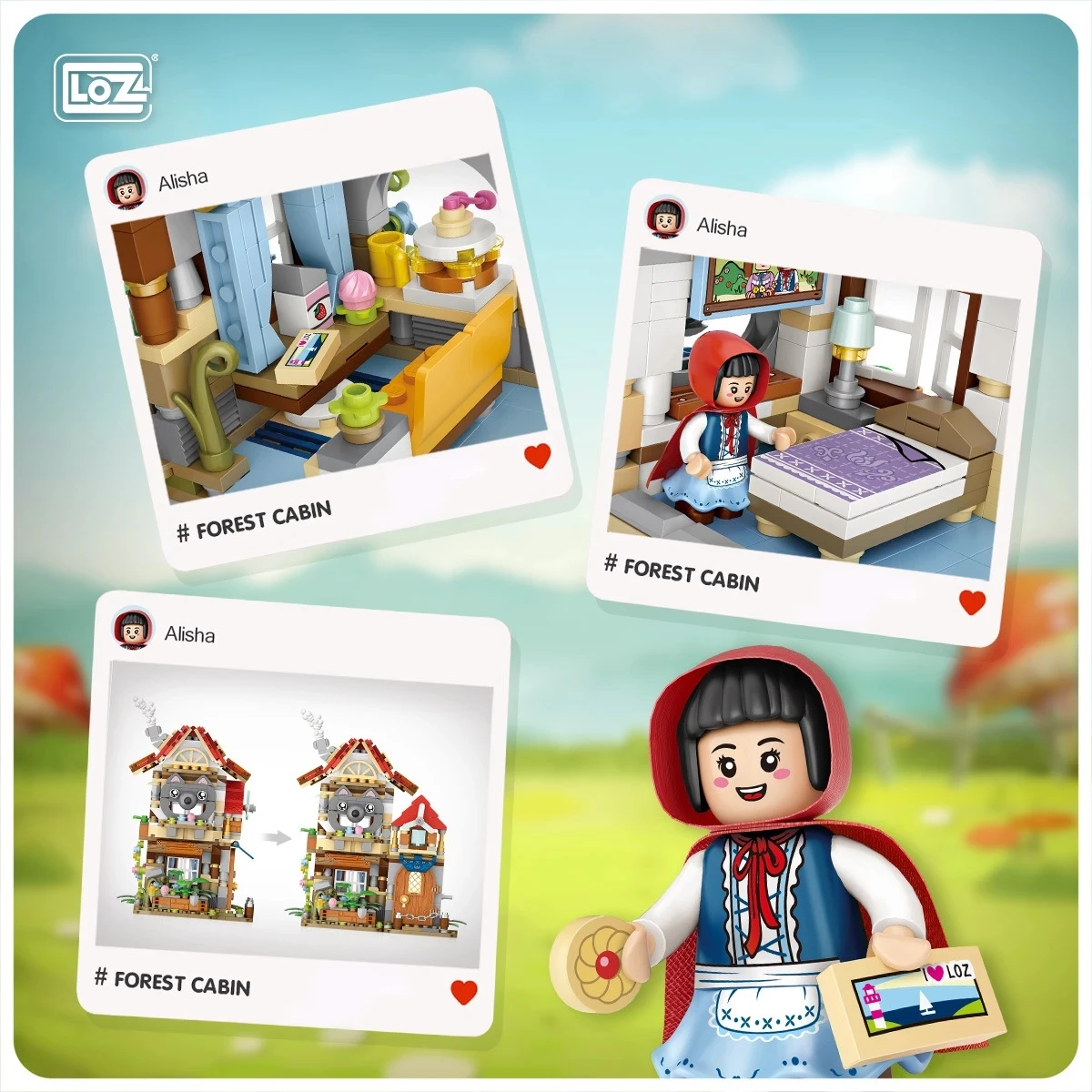 LOZ Алмазный мини-конструктор принцесса развивающие блоки для девочек друзья