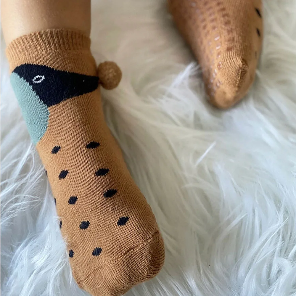 

Newborn Baby Socks 3 PAIRS/LOT 2022 Ins Style Spanish Cartoon Toddler Socks for Baby Girl Boys Clothing Infant Non-slip Sock