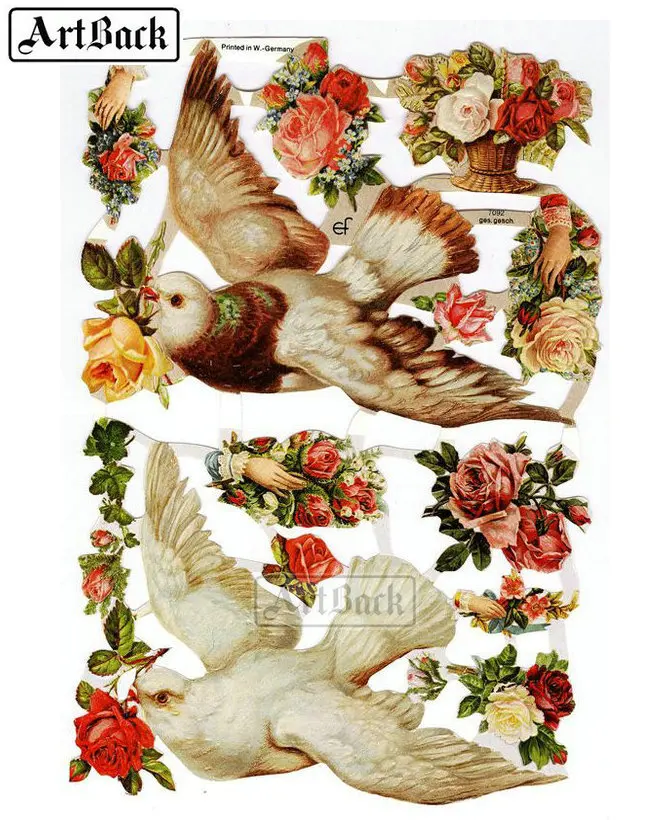 Новый 5d diy алмазная живопись голубь цветок набор полный квадрат дрель Алмазная