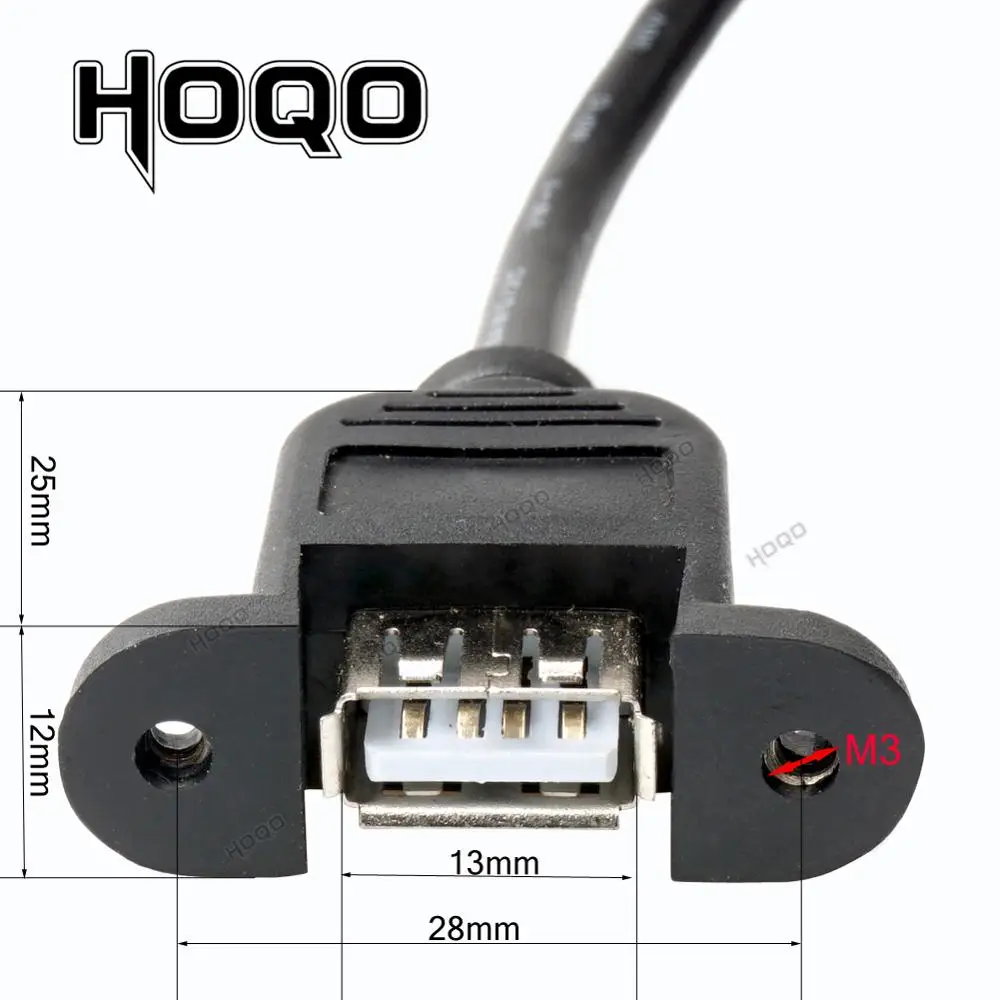 1 фут 30 см м 90 градусов тип A порт USB Панельное крепление usb2.0 Папа мама