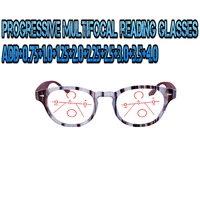 progressive multifocal anti blu light reading glasses round frame men women high quality 1 0 1 5 1 75 2 0 2 5 3 3 5 4