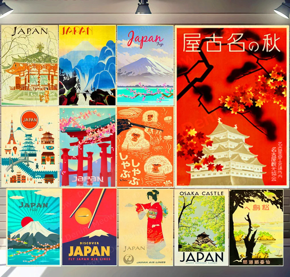 

Nagoya Autumn Plaque Tin Sign Japan Fuji Metal Poster Home Bar Cafe Club Bathroom Wall Decor Welcome To Japan Painting N347