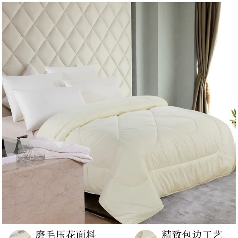 Лидер продаж шелковое Хлопковое одеяло для зимы/осени наполнитель из