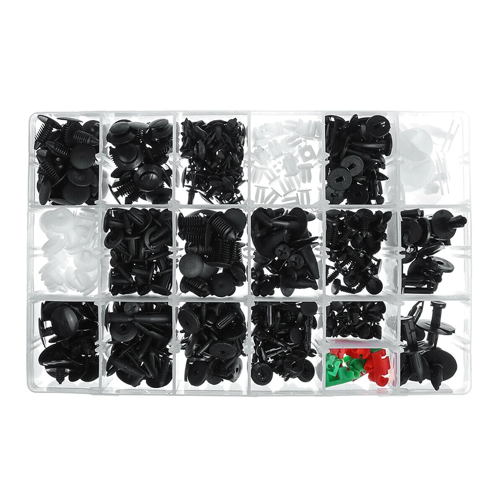 

460 PCS Auto Body Retainer Clips Plastic Fasteners Set With Tool For GM Ford Door Trim Panel Retainer Fastener Kit