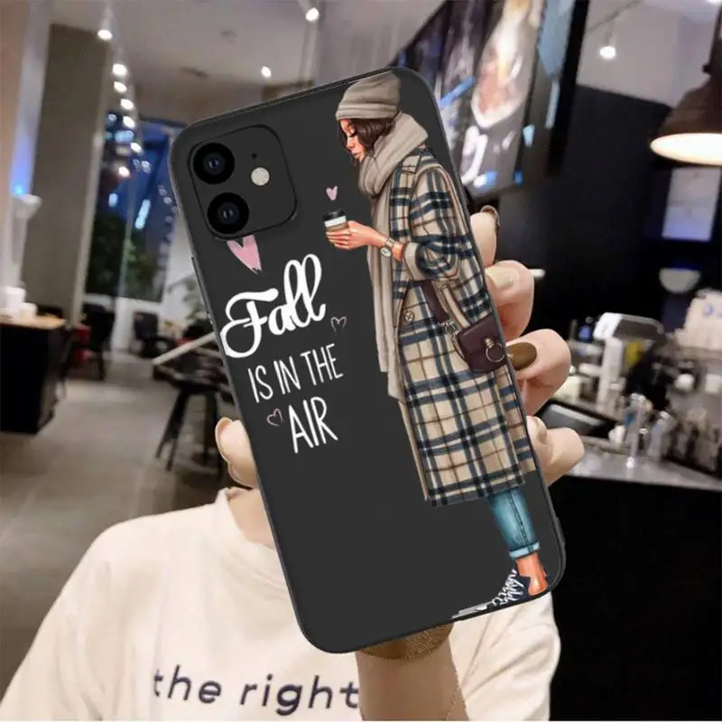 

LJHYDFCNB Female Fashion Phone Case For Iphone 6 6s 7 8 Plus XR X XS 11 12 Pro Mini Max