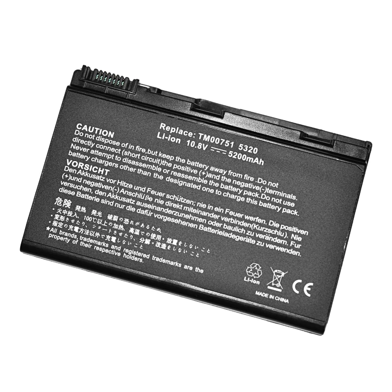 Аккумулятор Apexway 6 ячеек 5220 5320 для Acer CONIS71 грейп32 грейп34 LC.BTP00.003 LC.BTP00.005 TM00741 LIP6219VPC