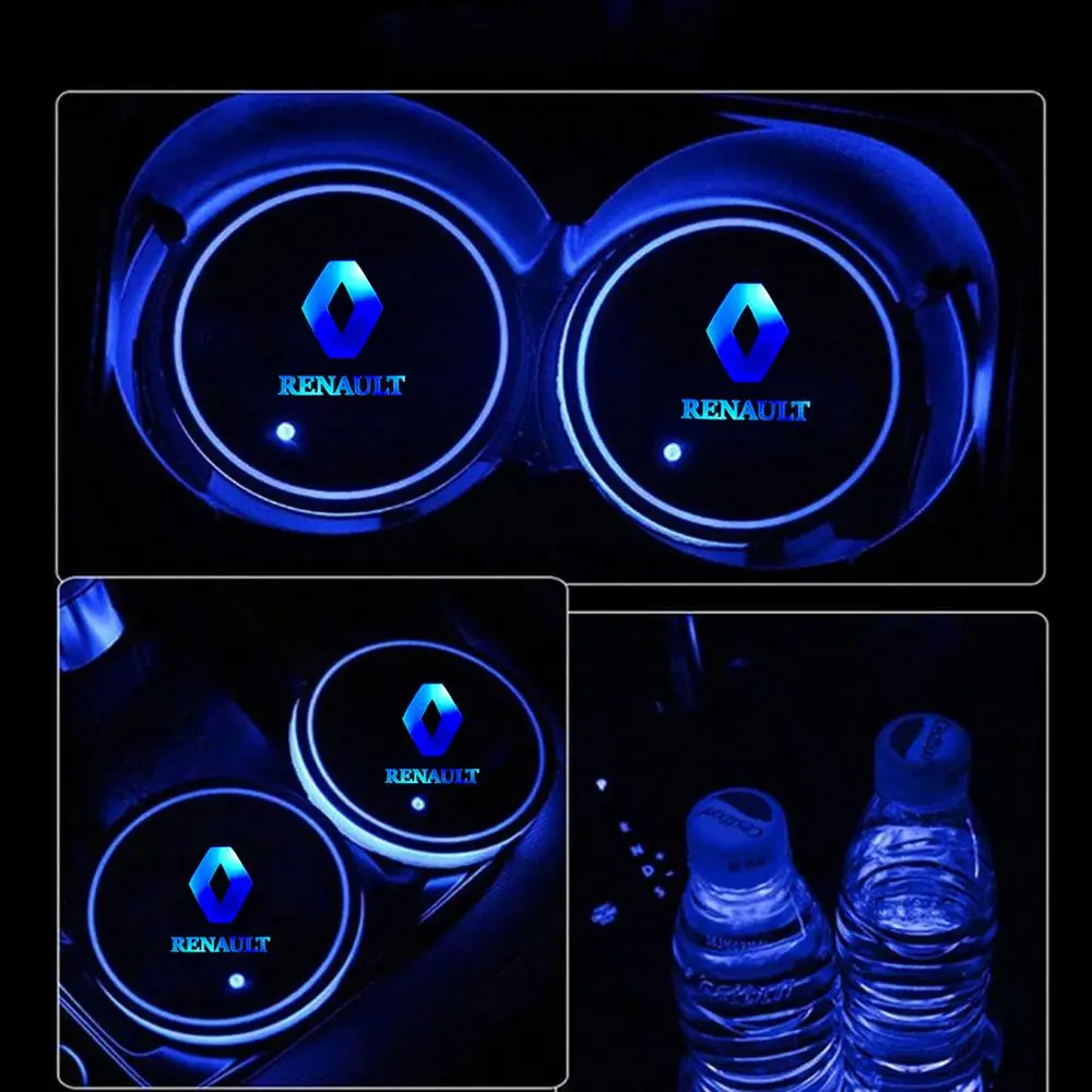 

Светодиодная подсветка для автомобиля, для Renault Captur, Duster, Megane 2, 3, Clio, Logan, 2 шт.