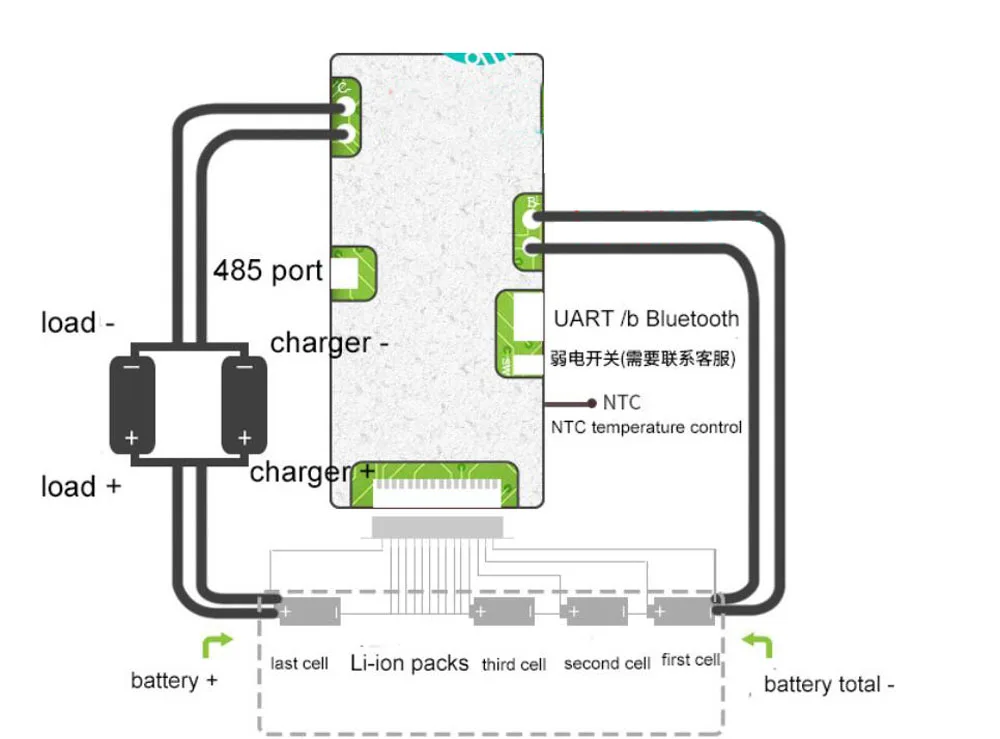 Смарт 10S 36V 50A 40A 30A 20A литий ионный аккумулятор Защитная плата баланс bms pcm Bluetooth