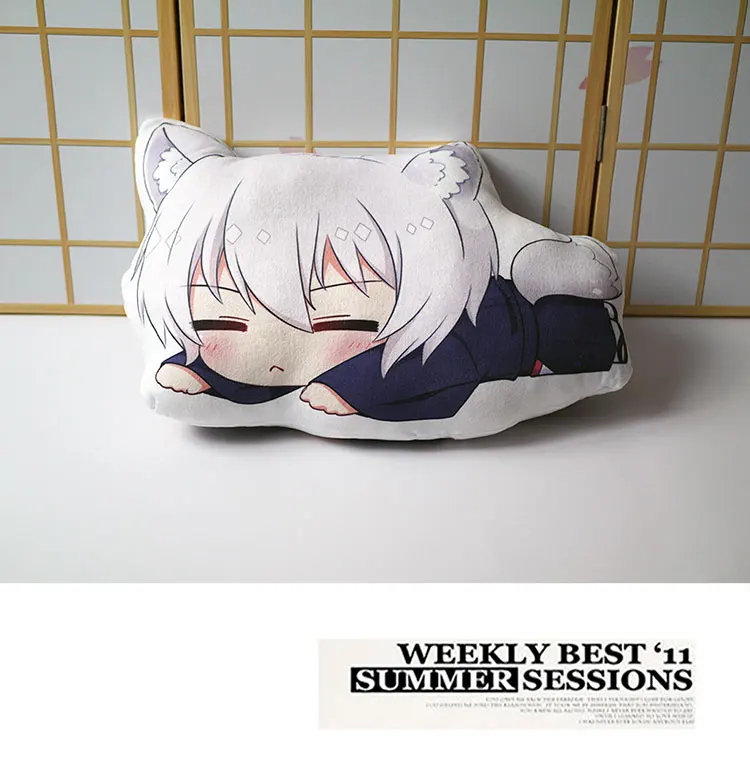 Kamisama love Подушка Игрушка Аниме Tomoe короткие плюшевые мягкие милые лисы кукла Двусторонняя наволочка 30x50 см для подарка