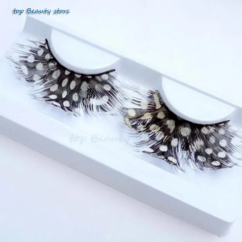 

Color Spotted False Eyelashes Are Hot Selling In Europe and America Stage Exaggerated Color Eyelashes