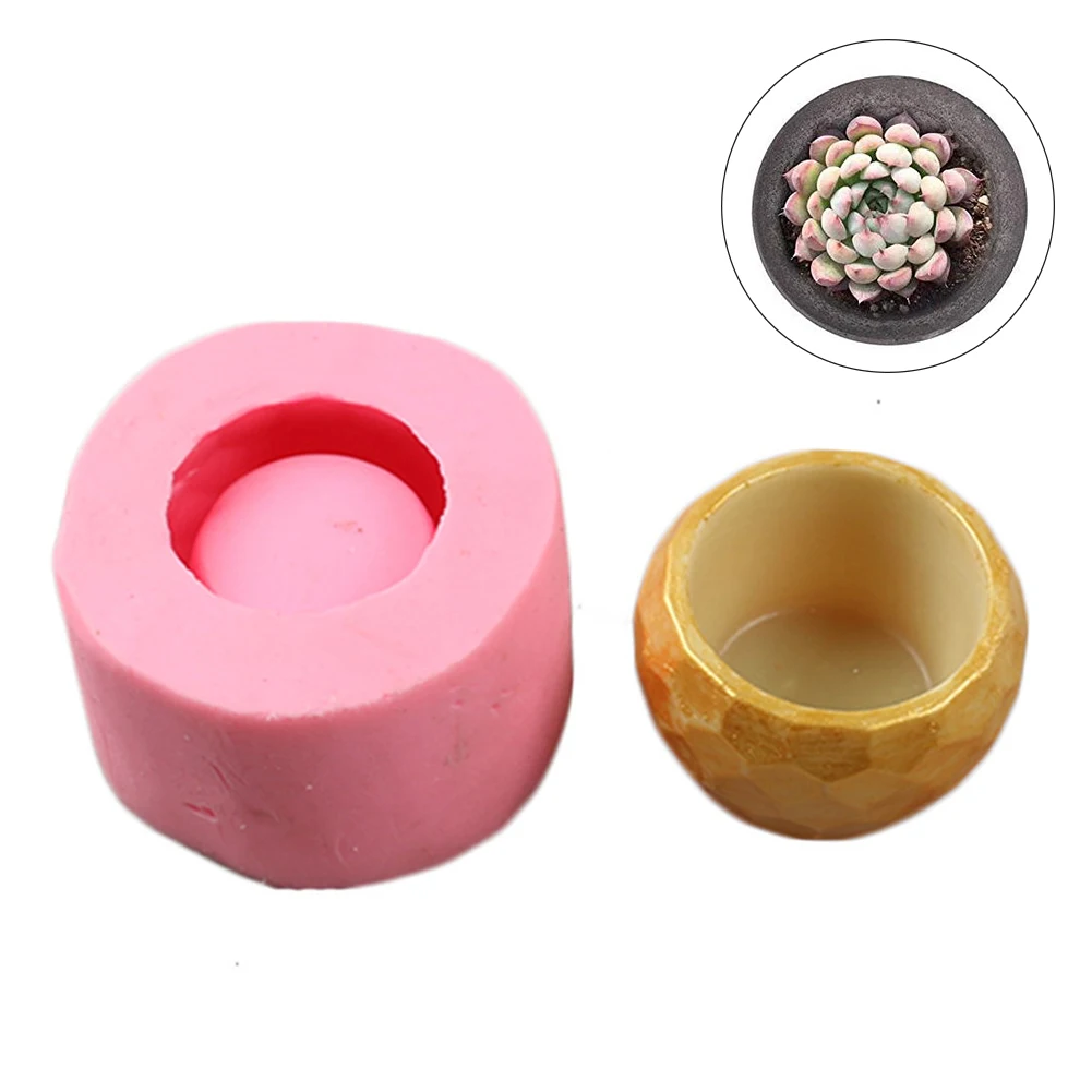 Прочный DIY горшок кактус сочные горшки для растений ваза Нетоксичная силиконовая