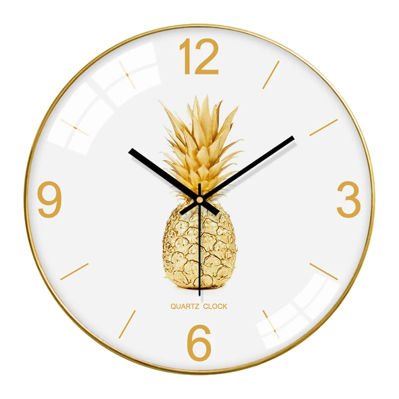 

Large Modern Wall Clock Gold Nordic Silent Watch Living Room Bedroom Clocks Wall Home Decor Saati Creative Wall Watch Horloge