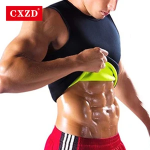 Сжималка для похудения CXZD для мужчин и женщин, мужской корректор живота, неопреновый шейпер для мужчин, Корректирующее белье для сжигания жира, корсет для талии и пота, Прямая поставка
