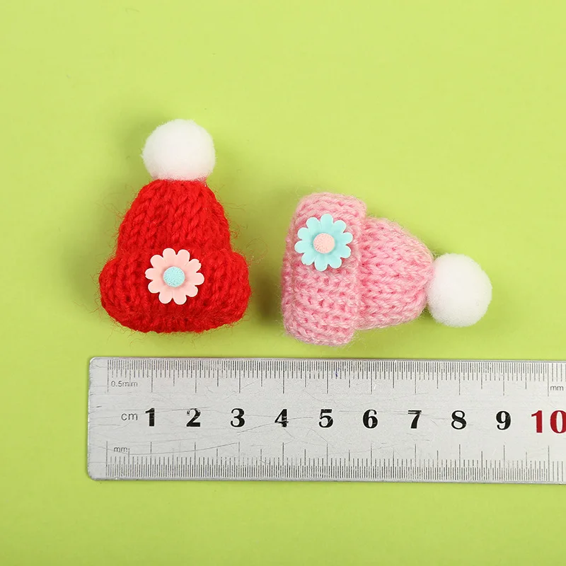 10 шт. шерстяная пряжа для вязания мини шляпы принадлежности поделок головные