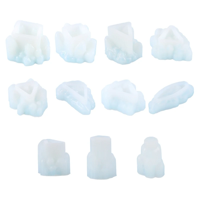 

Хрустальный кластер, силиконовая форма, зеркальная форма для рукоделия L5YB