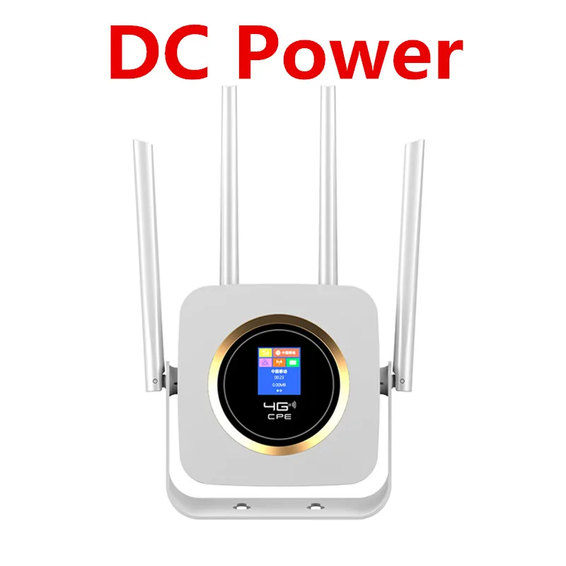 DC Power white KuWFI 4G Роутер Sim Buit-in power Bank Wifi роутер разблокированный 3g/4G CPE CAT4 150 Мбит/с Мобильная точка доступа Wifi с слотом для sim-карты - Цвет: DC Power white