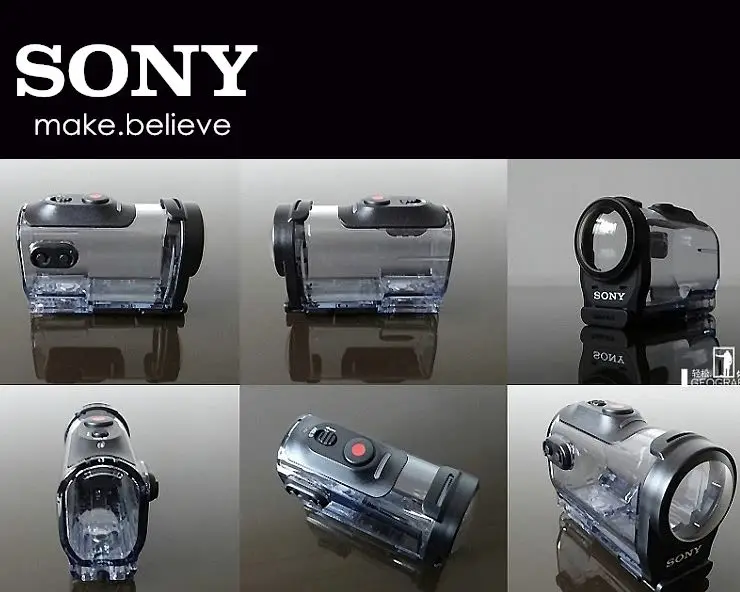 Водонепроницаемый чехол SPK AZ1 Корпус для Sony экшн Камера HDR Спортивная