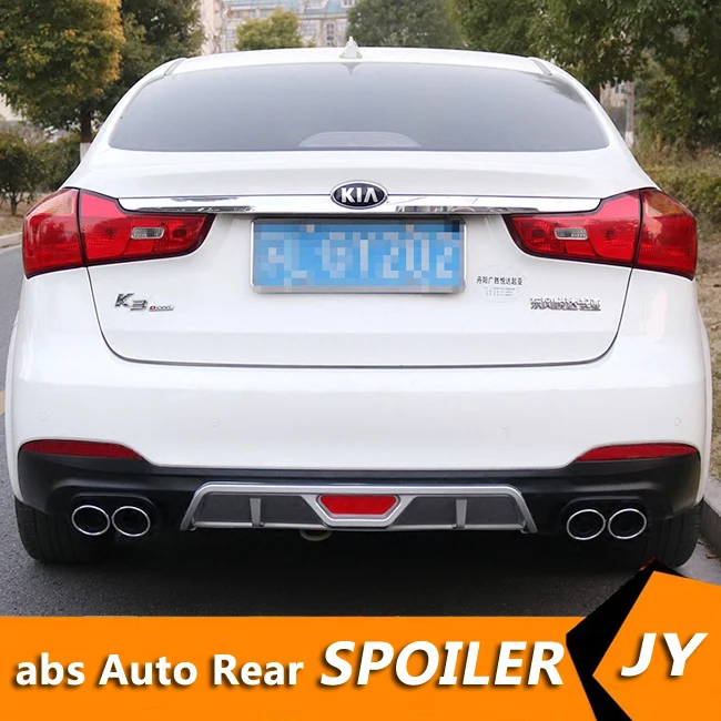 

Рассеиватель заднего бампера для Kia Forte K3, ABS 2013-2015, защитные бамперы
