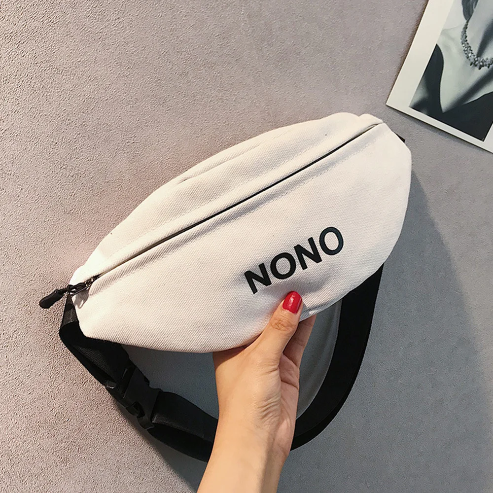 

Men Waist Bag Fanny Pack Women Purse Casual Small Phone Belt Bag Pouch Women's Canvas Travel Bag Fanny Banana Bag Hip 4 Pockets