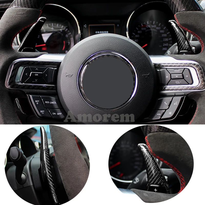 Рычаг переключения передач T-Carbon для Ford Mustang EcoBoost GT GT500 Shelby 350 2015-2020 удлинитель