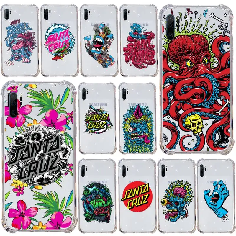 

Santa Cruz Skateboards Phone Case for Samsung s9 s10 s20 Huawei honor P20 P30 P40 xiaomi note mi 8 9 pro lite plus