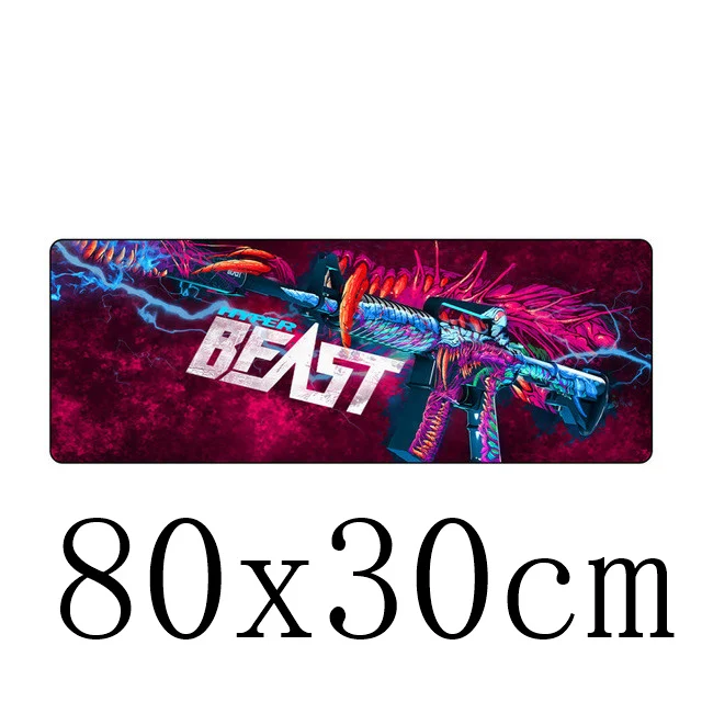 Model C FFFAS 80x30 см большой коврик для мыши XXL геймерский Расширенный офисный коврик для мыши для ноутбука ПК резиновая настольная Подушечка Для клавиатуры - Color: Model C