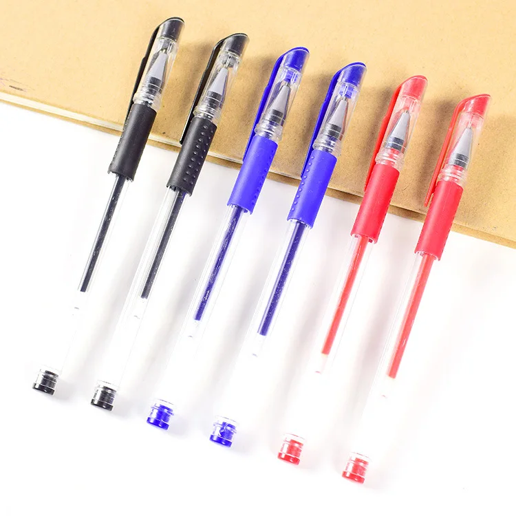 24 Pcs Gel Pen 0.5mm Bullet Head Needle Office Office Pen Student Exam Dedicated Stationery for School