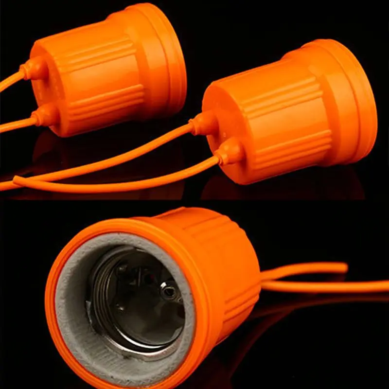 E27 керамический водонепроницаемый держатель основа винтовая Лампа патрон лампы