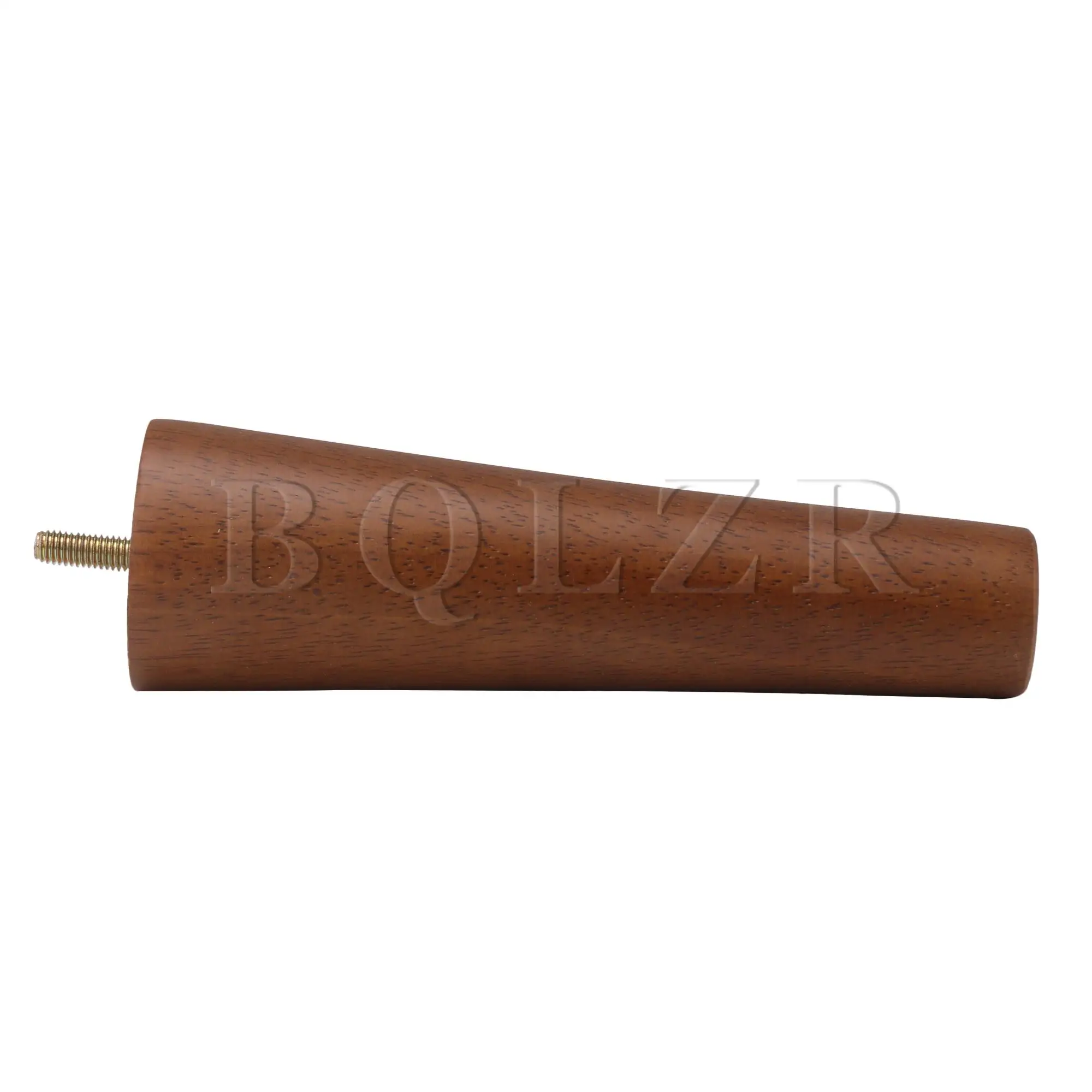 

BQLZR 4Pieces Walnut Color Tapered 7.5inch Furniture Leg with 24mm M8 Screw