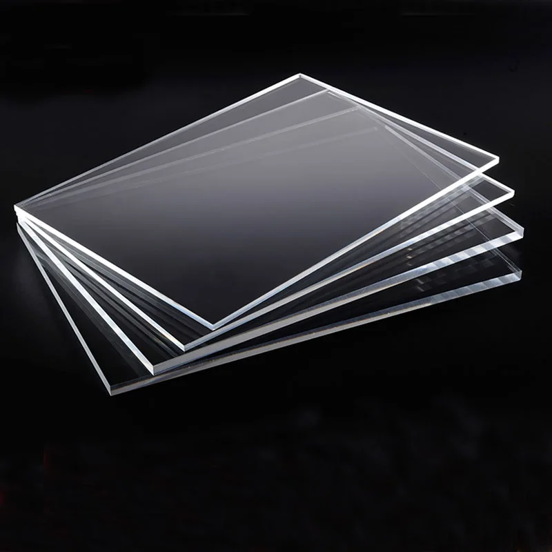 Прозрачный пластиковый лист из плексированного стекла 1 шт. акриловая доска