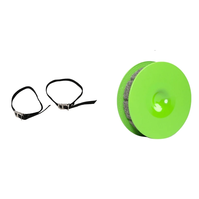 

1 Pair Road/Mountain Bike Pedal Replacement Cycle Toe Straps & 1 Pcs Bicycle Chain Oiler Lubricator