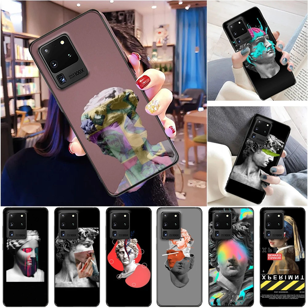 

Fashion Plaster Phone Case For Samsung Galaxy Lite Plus Ultra S20 FE S10E S20 S8 S9 S10 Carcasa Funda Soft TPU Back Cover