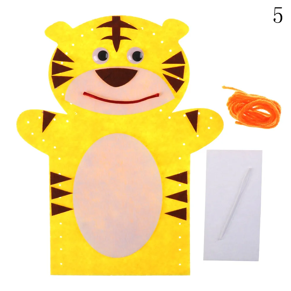 

1 Набор kawaii ручной работы с животным дизайном DIY Швейные Детские игрушки Нетканая ткань легкие поделки Bady игрушки для детей