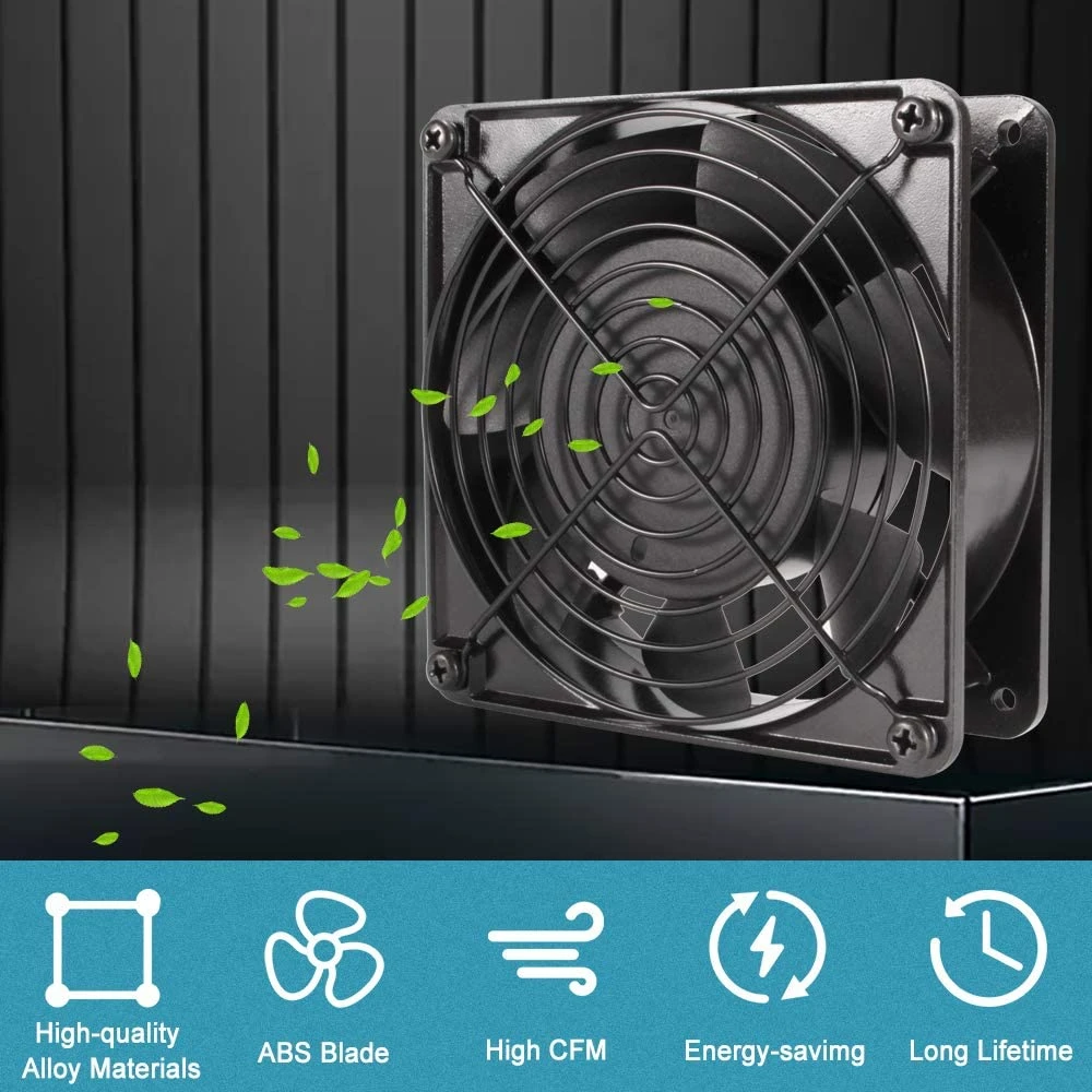 Металлический промышленный охлаждающий вентилятор 220V 110V AC Процессор кулер пайки