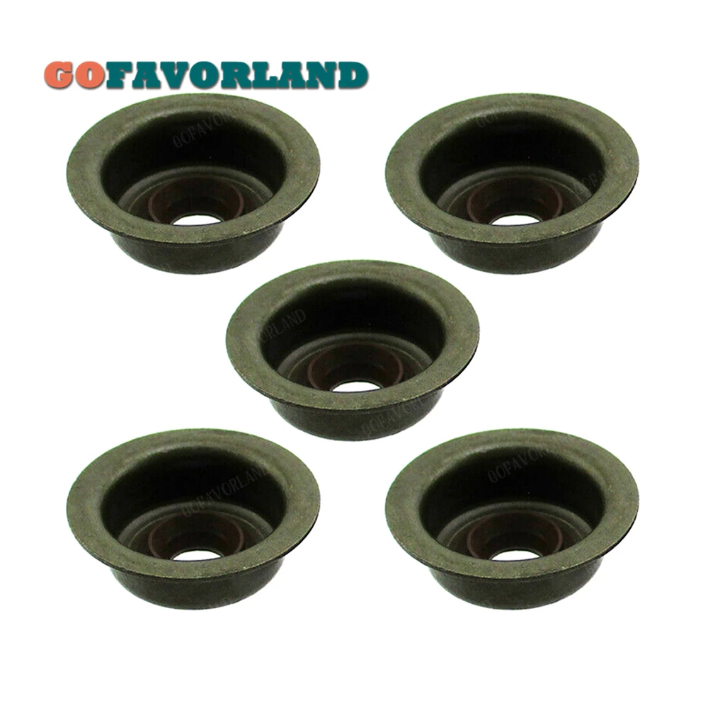 5 шт. металлическое уплотнение стержня клапана серебристо серого цвета 12209 ZH8 003