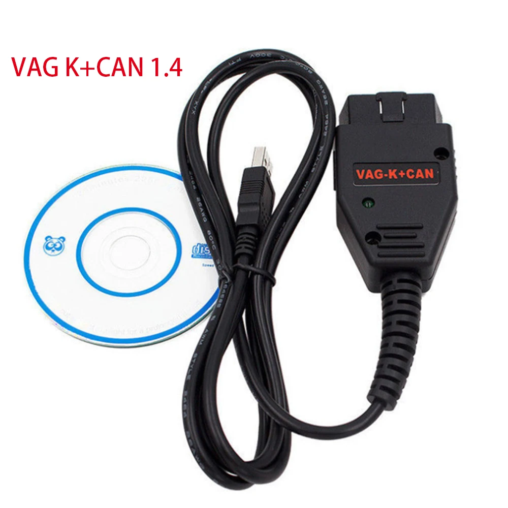 

VAG K CAN Commander 1.4 Scan Tool VAG K+CAN Commander 1.4 OBD2 Scanner Diagnostic Tool Interface K-line for VW For AUDI