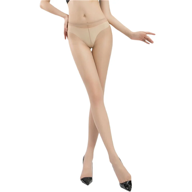 2021 Для женщин прозрачные колготки ультра тонкие Управление топ с высокой талией
