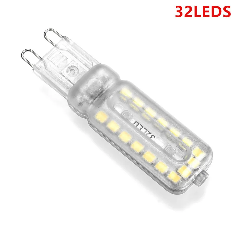 

10Pcs Decorative G9 LED Crystal Lamp 3W 5W 7W Corn Indoor Lighting For Home Ceiling Lights Bulbs Tubes Free shipping